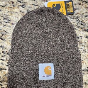 Carhartt Brown Knit Beanie NWT
